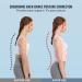 Fit Geno Back Brace Posture Corrector for Women - Adjustable Full Back Support for Pain Relief | Scoliosis & Hump Treatment - Pink Large - Buy Online on GoSupps.com