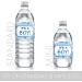 It's a Boy Baby Shower Water Bottle Labels - Blue Footprint Theme - Set of 24 Stickers - Buy Online on GoSupps.com