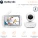Motorola VM36XL Portable Video Baby Monitor with Camera - 1000ft Range - Two-Way Audio - Remote Pan/Tilt/Zoom - Night Vision - Room Temperature Sensor - Lullabies - 5 Screen - Wireless - 2021 Model - Buy Online on GoSupps.com