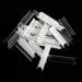 480PCS Extra Long C Curve Nail Tips XL - Natural & Clear Acrylic Nails Professional Set for Salon & Home DIY - Buy Online on GoSupps.com