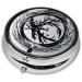 Buy The Abstractionist Treeround Pill Box - 3 Compartment Portable Travel Organizer for International Shipping - Buy Online on GoSupps.com