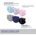 Buy 120 CE Certified Colorful Surgical Masks for Adults | 10-Piece Practical Packs - International Shipping Available - Buy Online on GoSupps.com
