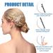 Vlasy 220 Count Black Wave Style Bobby Pins - Invisible Hair Clips Bulk for Women and Girls - Hair Grips for All Hair Types - Buy Online on GoSupps.com