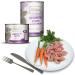 Mjamjam Premium Wet Dog Food Mix Package II - Chicken Duck Beef Turkey Veal Lamb - 6 Pack (6 x 800g) - Natural Ingredients with Extra Meat - Buy Online on GoSupps.com