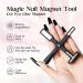 MIZHSE 5 in 1 Nail Magnet Tool for Cat Eye Nails | Multi-Function 3D Magnetic Stick | Nail Art Design Tools for Salon & DIY | Black - Buy Online on GoSupps.com