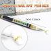 LOKFAR 4-Piece Nail Art Pens Set - Waterproof Graffiti Pen for DIY Abstract Designs - Black, White, Gold, Silver Colors - Buy Online on GoSupps.com