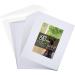 Acid-Free 11x14 Pre-Cut Mat Board Show Kit - 25 Pack for 8x10 Photos, Prints, Artworks - White Core Bevel Cut Mats, Backing Boards, Crystal Plastic Bags - Pack of 25 - Buy Online on GoSupps.com