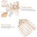 headgear hair accessories for women bridal pearl hair accessories decorative hair combs for women wedding pearl delicate wedding headpiece manual prom hair comb hair accessories - Buy Online on GoSupps.com