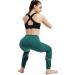 Rataves High Waisted Yoga Pants with Pockets for Women - Tummy Control Mesh Leggings - A-Green, Small - Buy Online on GoSupps.com