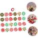PRETYZOOM 24 Sheets Christmas Candy Decorations Ribbons Xmas Candies Xmas Ornaments Window Decorative Stickers - Buy Online on GoSupps.com