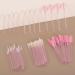 300pcs Eyelash Extension Supplies Kit | 100 Disposable Mascara Wands Lip & Eyeliner Brushes | Crystal Pink - Buy Online on GoSupps.com