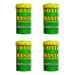 VR ANGLE Toxic Waste 4 x Green Sour Candy Drums Ultra Sour Tiktok Trend Retro Sweets Candy Perfect For Halloween Trick or Treat Birthday - Each Drum 42g - Sold By VR Angel