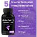 Elderberry Capsules with Zinc, Vitamin C, D3, and Ginger | 5-in-1 Immune Support | 10,000mg Sambucus | 120ct - Buy Online on GoSupps.com
