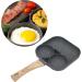 DIXII 3 Section Anti Sticking Frying Pan 3 in1 Divided Grill Pan for Cooking Omelets Burgers Bacon Pancakes Suitable for Gas Stove and Induction Stove Kitchen Utensils - Buy Online on GoSupps.com
