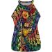 Women's Summer Tank Top - Sleeveless Casual Vest with Funny Patterns, Colorful Design - X-Large - Buy Online on GoSupps.com