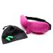 Wild Essentials Sweet Dreams Contoured Sleep Mask Kit with Travel Pouch and Earplugs Set  Pink