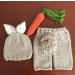 Newborn Baby Bunny Hat and Radish Photo Props Set for Adorable Easter Costume Style - Buy Online on GoSupps.com