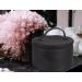 Wig Travel Case - Foldable Round Wig Box | Lightweight & Durable Makeup Bag for Men & Women - Black - Buy Online on GoSupps.com