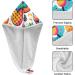 Colorful Tropical Fruit Ice Cream Hair Towel 2 Pack | Super Absorbent Quick Dry Hair Turbans for Women & Girls - Buy Online on GoSupps.com