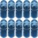 10-Pack Transparent Hearing Aid Lanyard Clips - Versatile & Strong Cable Clips (Light Blue) for Secure Document Holding - Buy Online on GoSupps.com