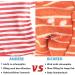 Shop Cozy XS Orange-White Strip Dog Pajamas - Soft Cotton 4-Leg Jumpsuit for Male & Female Pets - Buy Online on GoSupps.com