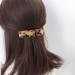 Elegant French Design Tortoise Shell Hair Barrette for Medium to Thick Hair | Jayongnee Automatic Hair Clip for Women - Fashion Acrylic Ponytail Holder - Buy Online on GoSupps.com