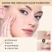 F V Concealer Foundation CC Liquid 30ml 24HR Matte Lightweight Long-Lasting Waterproof Foundation F V Concealer Foundation Base Makeup Moisturizing Liquid Full Coverage (01 Ivory+03 Bright) - Buy Online on GoSupps.com
