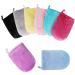Phogary Microfiber Washing Gloves - 8 Pieces Soft Spa Cloths Reusable Make-Up Remover European Style 15x21 cm 8 Colors - Buy Online on GoSupps.com