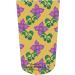 Purple Geo Flowers Gold Background Amputee Stump Sock - 3 Ply V1 - Heal with Appeal - Buy Online on GoSupps.com