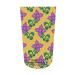 Heal with Appeal Amputee stump sock Purple Geo Flowers goldbgnd V1 3Ply stump sock