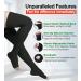 Open Toe Thigh High Compression Stockings Pair - 20-30mmHg Firm Support, Silicone Band, Unisex, Best for Veins & Edema - Black, Size S - Buy Online on GoSupps.com