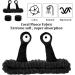 Spa Headband Wristband Set Makeup Head Band Soft Coral Fleece Head Wraps Snail Cartoon Elastic Skincare Hair Band Washing Face Shower Sports Beauty Skincare Black - Buy Online on GoSupps.com