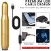 Professional Electric Nail Drill Set - 20000 RPM, Adjustable Speed, Portable Manicure Pedicure Kit with Drill Bits and Sanding Bands in Gold - Buy Online on GoSupps.com