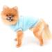 Buy Smalllee Lucky Store Pet Sherpa Fleece Sweater Vest Cozy Turtleneck for Small Dogs & Cats Perfect for Autumn Winter Blue M Medium - Buy Online on GoSupps.com