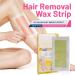 20 Pack Wax Strips - Safe & Easy Hair Removal for Home | Deep Cleansing & Mild Formula - Buy Online on GoSupps.com