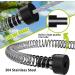 98ft Zip Line Kit for Kids & Adults up to 330lb | Zipline Spring Brake & Safety Harness | Trolley with Handle & Thickened Seat | Backyard Playground Entertainment - Green - Buy Online on GoSupps.com