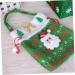 Healvian 3pcs Non-woven Party Fabric Bags Portable Home Handbag Bag Christmas Themed Candy Decorations - Buy Online on GoSupps.com