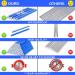 Flintronic Waterproof Bike Spoke Reflectors - 360 Warning Reflective Material Easy Assembly 96 Pieces Compatible with All Spoke Wheels - #3 Blue - Buy Online on GoSupps.com
