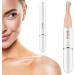 Electric Eyebrow Trimme 1 Set Double Blade Eyebrow Trimmer Pivoting Head Facial Hair Remover with Grooming Comb Eyebrow Shaver Rechargeable Trimmer for Women Eyebrows Lips White - Buy Online on GoSupps.com