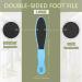 Double Sided Foot File Pedicure Foot Care Repair Tool Reusable Foot Scraper Hard Skin Remover Calluses Dead Skin Remover for Feet Foot Rasp File Foot Scrubber for Peel Wet Dry Cracked Feet Heel (Blue) - Buy Online on GoSupps.com