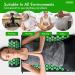 Generise Acupressure Mat and Pillow Set for Men & Women - Pain Relief for Back, Neck, and Muscles - Includes Travel Bag - Black with Green Spikes - Buy Online on GoSupps.com