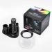 NICARE Electric Makeup Brush Cleaner & Dryer Machine | 8 Rubber Collars | Wash & Dry in Seconds | Deep Cleaning for Cosmetic Brushes (Black) - Buy Online on GoSupps.com