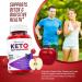 Ketonaire Keto ACV Gummies - Vegan Formula with Apple Cider Vinegar and Vitamin B12 (60 Gummies) - Buy Online on GoSupps.com