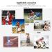 Super Elastic Ankle Brace - Breathable Adjustable Compression Sleeve for Sprained Ankle | Sports Support in Nylon - Shop Internationally - Buy Online on GoSupps.com