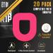 Skin Grip CGM Patches for Insulet Omnipod - 20-Pack, Waterproof & Sweatproof Adhesive Tape for 10-14 Days, Tan Color - 20 Count - Buy Online on GoSupps.com