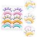 minkissy 5 Pairs Colored False Eyelashes Colored Cluster Lashes Colorful Lashes Winged Eyelashes Makeup Eye Lashes Carnival Party Eyelashes Makeup Tools Imitation Miss Fluffy - Buy Online on GoSupps.com