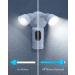 eufy Security Floodlight Camera E | 2K Resolution | AI Technology | 2-Way Audio | No Monthly Fees | 2000-Lumen Brightness | Weatherproof | Black - Buy Online on GoSupps.com
