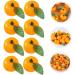 TOPBATHY 50pcs Simulated Mini Sugar Orange Ornament with Leaves Desktop Fake Fruit Decor Scene Adornment Birthday Decoration for Girl False Orange Decor Toddler Plastic Household - Buy Online on GoSupps.com