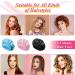 3 Pack Satin Bonnet Night Sleep Caps with Wide Elastic Band Silk Wrap Soft Head Cover Sleeping Hat for Women and Girls Curly Hair M-L Pink Black Blue - Buy Online on GoSupps.com