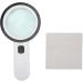 Portable Handheld Magnifier Glass Magnifier 8cm 30X Handheld Optical Magnifier High Power with 12 LED Lights Magnifiers Full of Stars - Buy Online on GoSupps.com